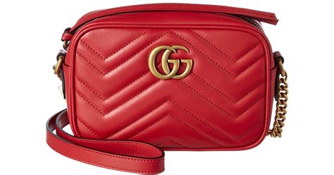 gucci mini camera bag red